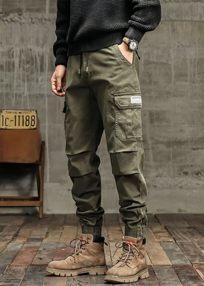 mendarkgraycargopant